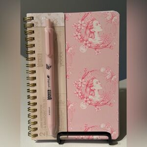 Yoobi Pink Wicked Glinda Notebook and Pen Set